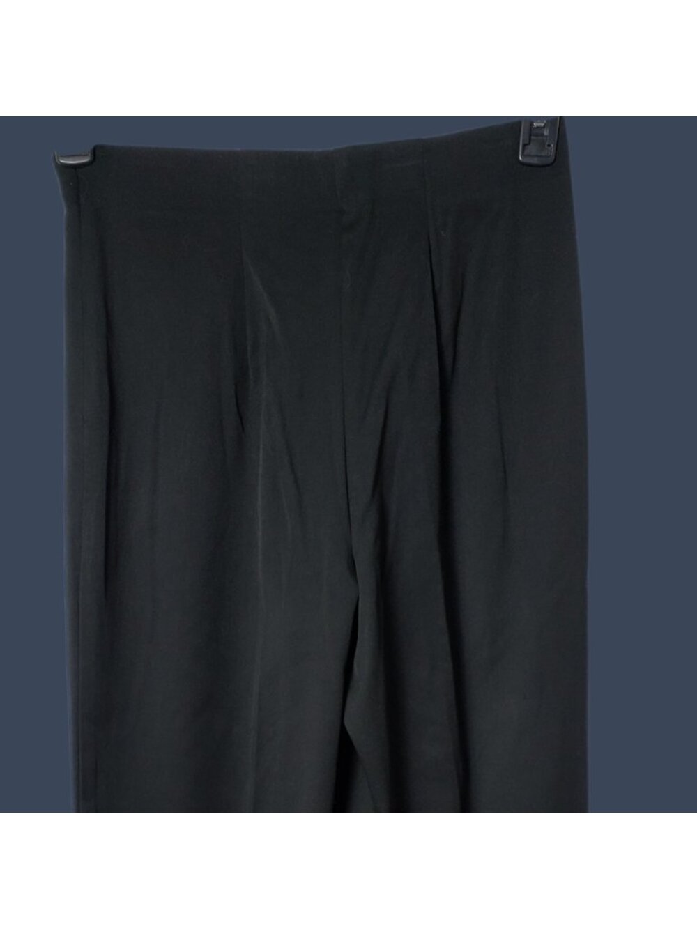 Briggs NY Womens Pleated Straight Dress Pants Black Size 8 - Picture 4 of 16